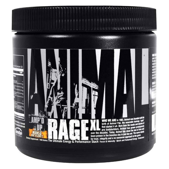 Universal Nutrition Animal Rage XL 30 servings