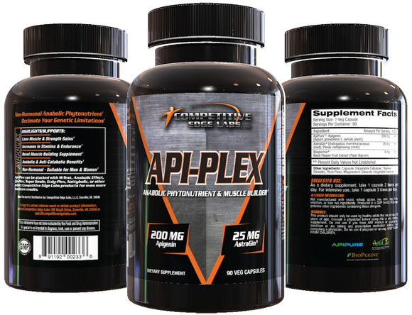 Competitive Edge Labs Api-Plex Muscle Builder 90 Capsules bottles
