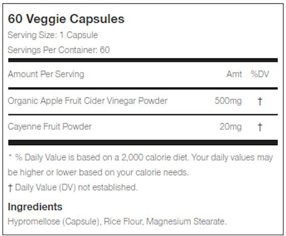 USN Apple Cider Vinegar with Cayenne Pepper