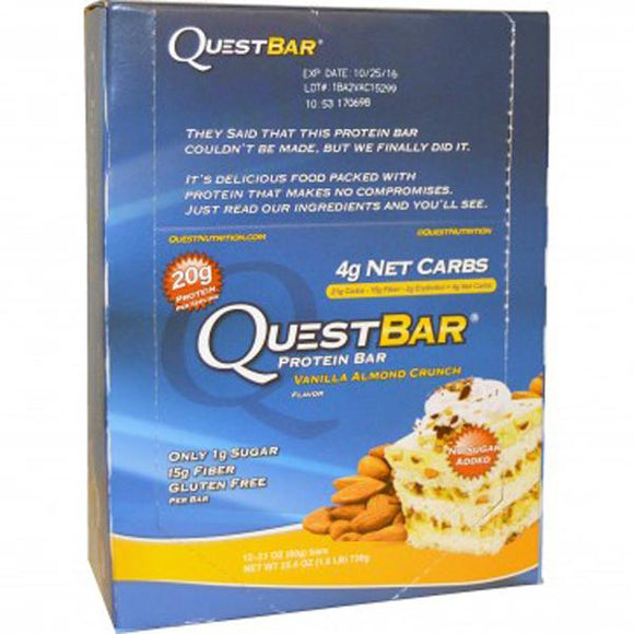 Quest Bars Quest 12 box
