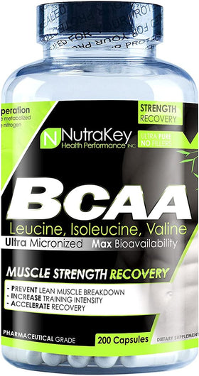 NutraKey BCAA 200 caps