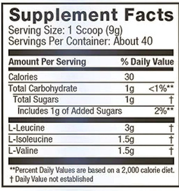 JYM Supplement Science BCAA 40 serving