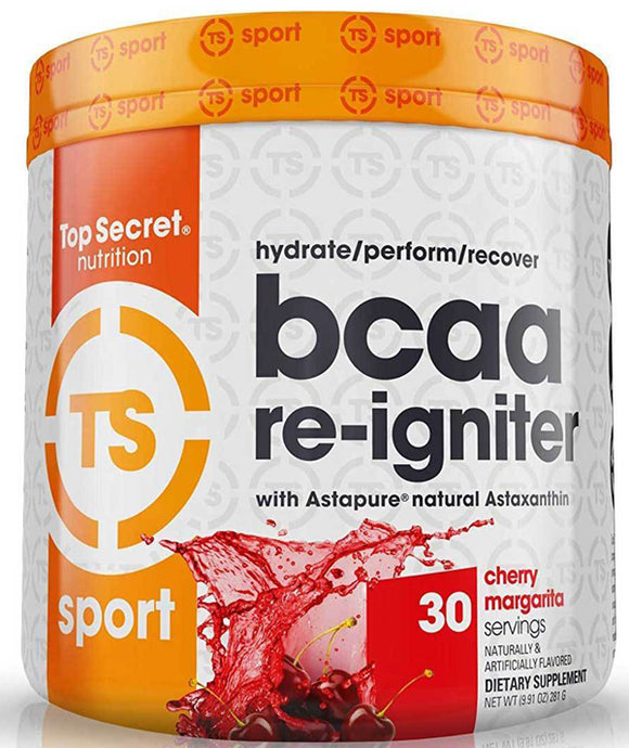 Top Secret BCAA Re-Igniter Cherry Margarita