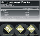 Redcon1 BCAA Branched-Chain Amino 30 Servings fact