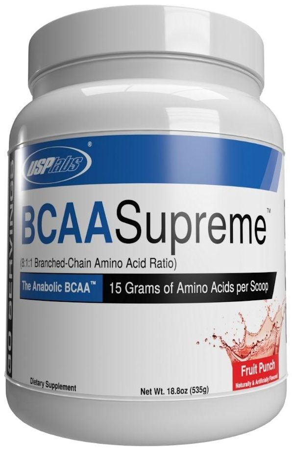 USP Labs BCAA Supreme Powder 8:1:1 Ratio 30 Serving raspberry