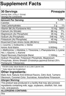 Beast Sports Nutrition Amino Acids Pineapple Beast Sports Nutrition Aminolytes 30 servings