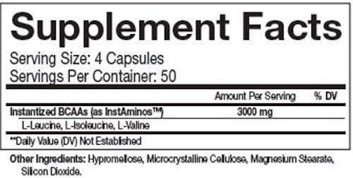 Beast Sports Nutrition BCAA Beast Sports Nutrition BCAA 2:1:1 200 caps. (Discontinue Limited Supply)