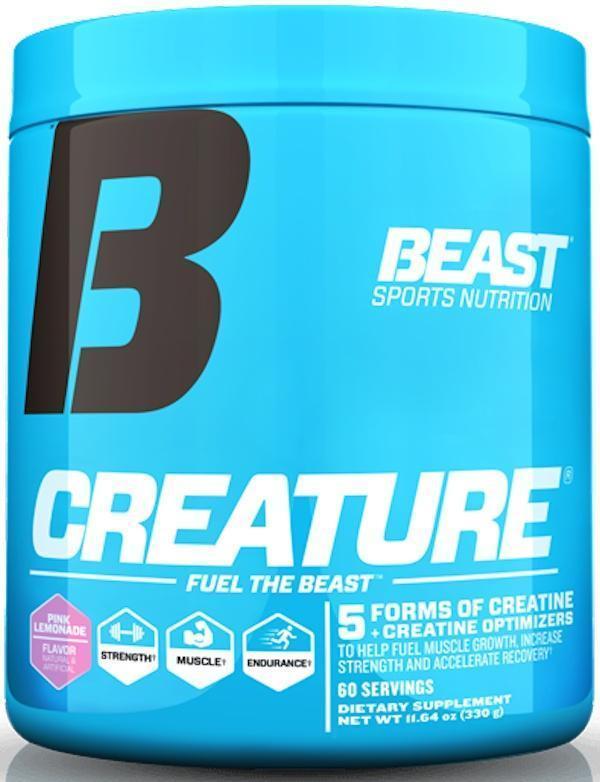 Beast Sports Nutrition Creatine Pink Lemonade Beast Sports Nutrition Creature Powder 60 servings
