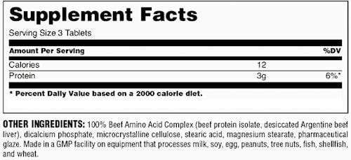 Universal Nutrition Amino Acids Universal Nutrition 100% Beef Aminos 400 tabs