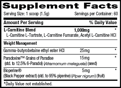 Betancourt Nutrition Carnitine Unicorn Sweat Betancourt Nutrition Carnitine Plus 60 servings