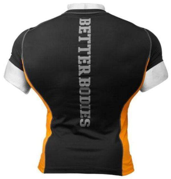 Better Bodies Men Clothing Better Bodies Tight Fit Tee Black / Orange