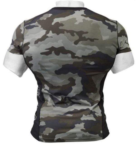 Better Bodies Men Clothing Better Bodies Tight Fit Tee Green Camoprint