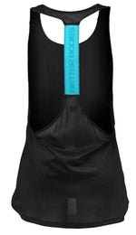Better Bodies Women's Clothing Better Bodies Women's Athlete Mesh Tank Black/Turquoise