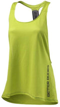 Better Bodies Women's Athlete Mesh Tank Lime (Discontinue Limited Supply)