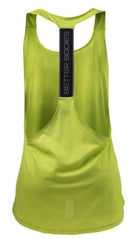 Better Bodies Women's Clothing Better Bodies Women's Athlete Mesh Tank Lime