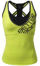 Better Bodies Women's Clothing Large Better Bodies Support 2-Layer Top Lime (Code: 20off)
