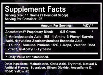Blackstone Labs Anesthetized 25 servings