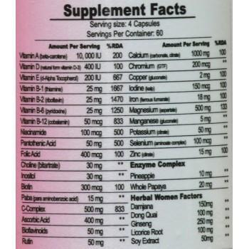 Body and Fitness For Women Only Low Price Supplements 240 facts