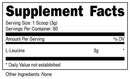 BUCKED UP L-Leucine L-Leucine Vegan 60 servings