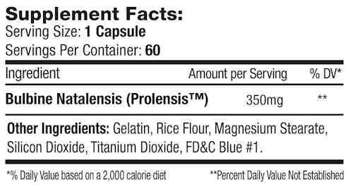SNS Test Booster SNS Bulbine 60 caps