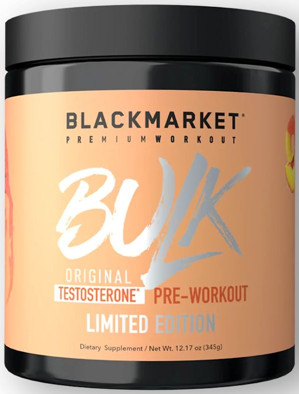 BlackMarket Labs Bulk Original Testosterone Pre-Workout pear