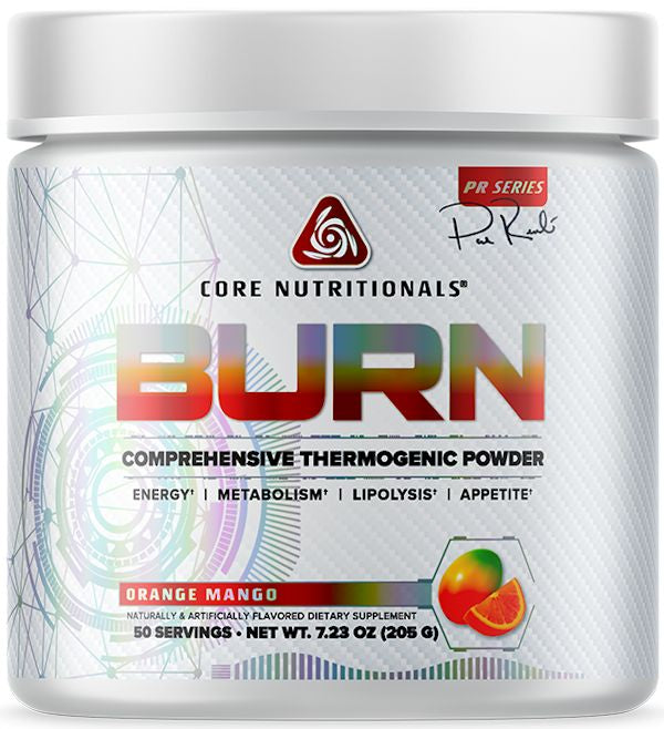 Core Nutritionals Burn Thermogenic Fat Burner Powder 50Servings