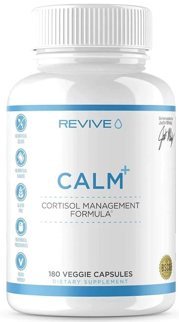 Revive Calm+ Cortisol Management Formula 180 Veggie Capsules