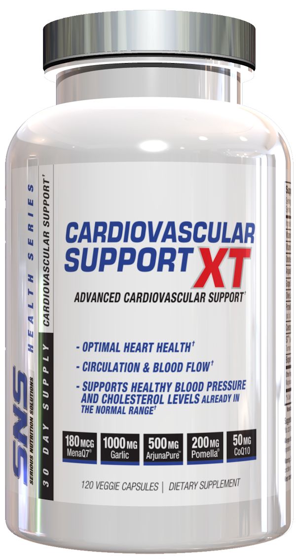 Serious Nutrition Solutions Cardiovascular Support XT 120 Veg-Caps