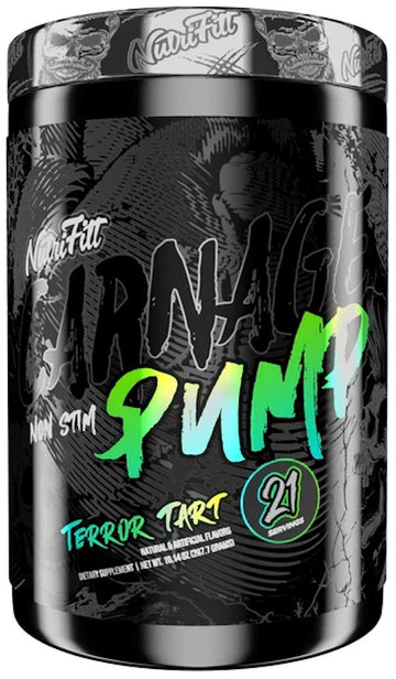 NutriFitt Carnage Pump Stim-Free Pre-Workout 7
