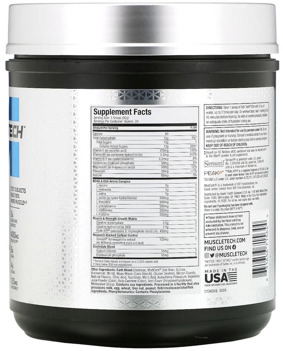 MuscleTech CELL-TECH ELITE 1.30lbs back
