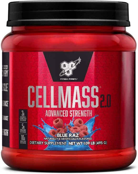 BSN CellMass 2.0 Pre and Post Workouts blu