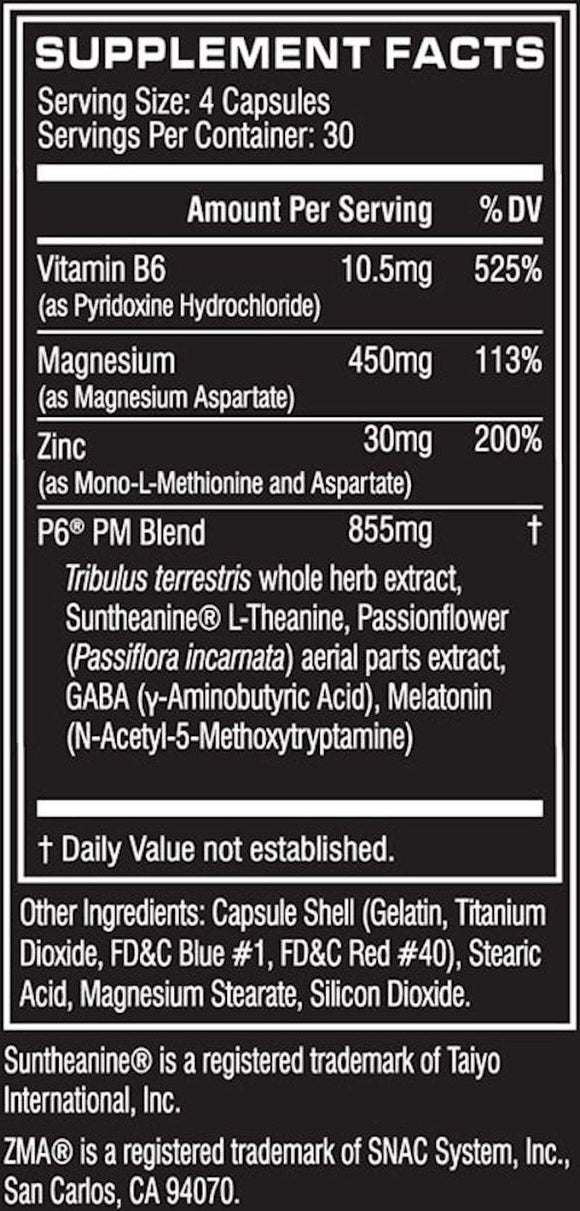 Cellucor tribulus Cellucor P6 PM Night