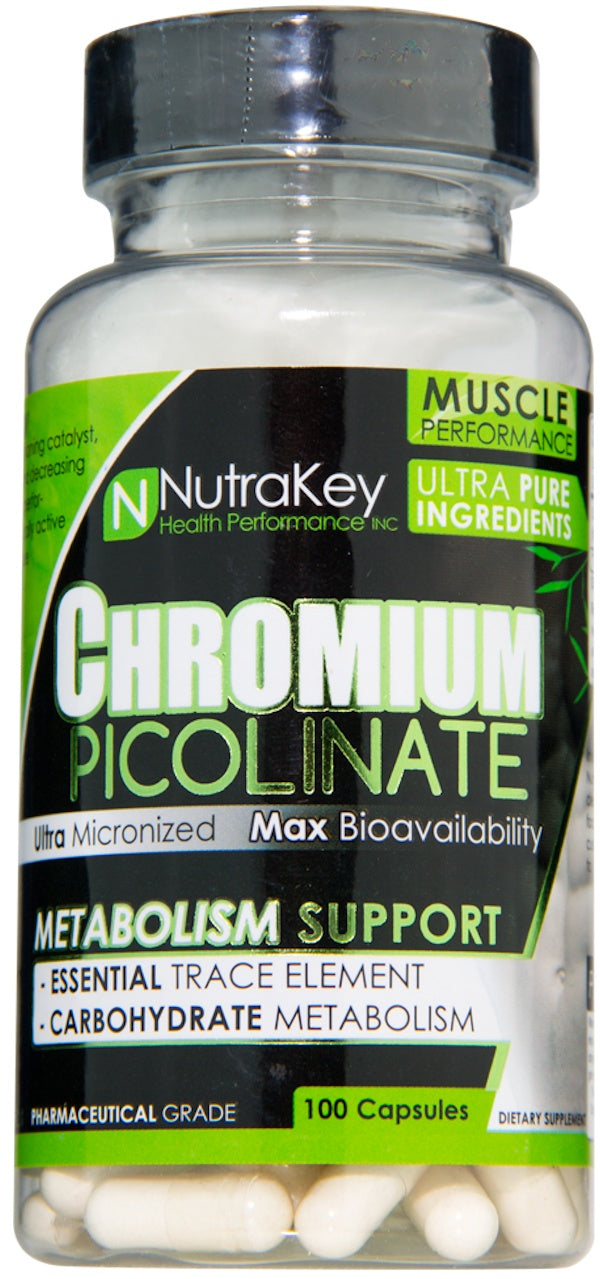 Nutrakey Chromium Picolinate 100 Capsules