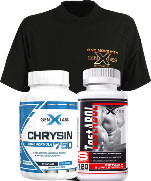 GenXLabs TestAbol and Chrysin Stack muscle builder