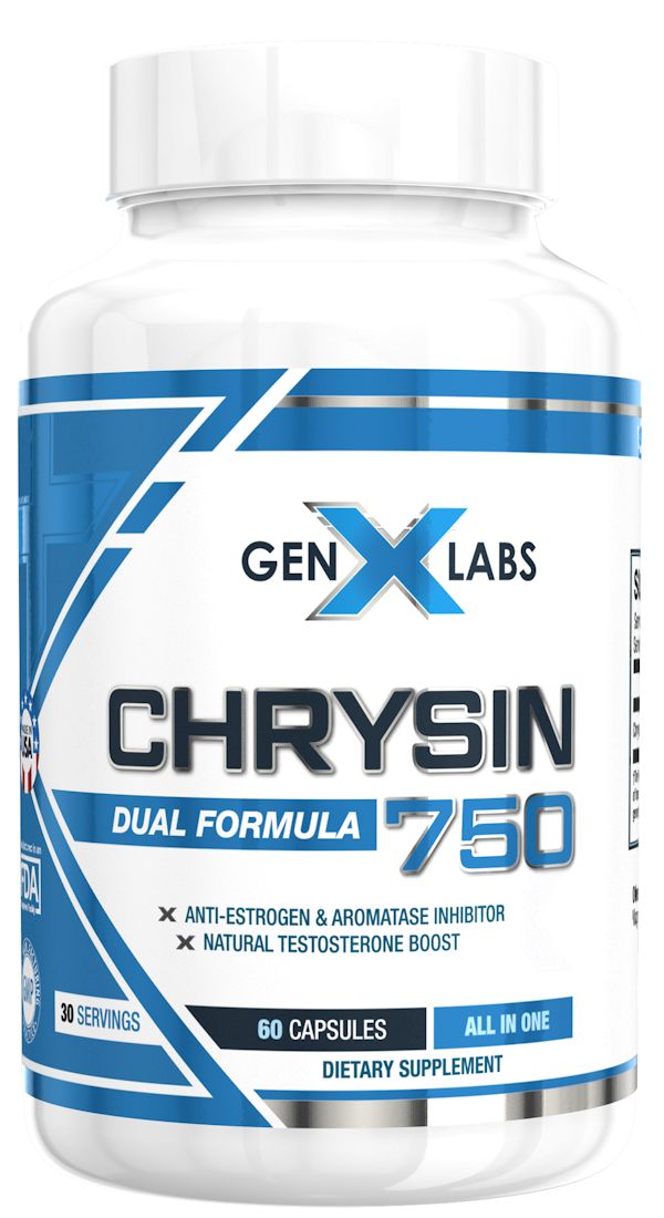 GenXLabs Chrysin 750 Free Test testosterone booster