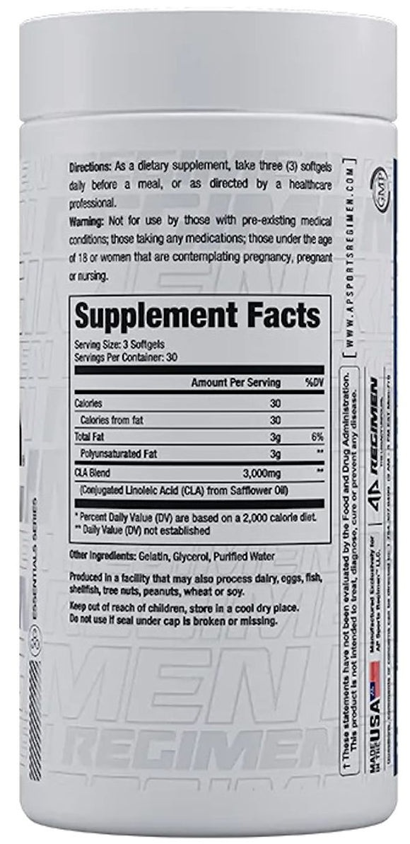 Alpha Prime Supplements CLA 3000 fact
