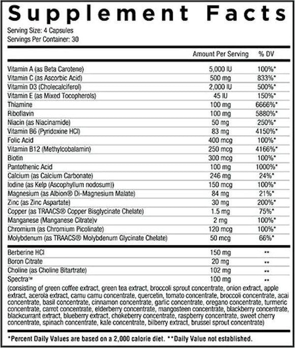 Core Nutritionals Multi Vitamin Core Nutritionals Multi 120 caps