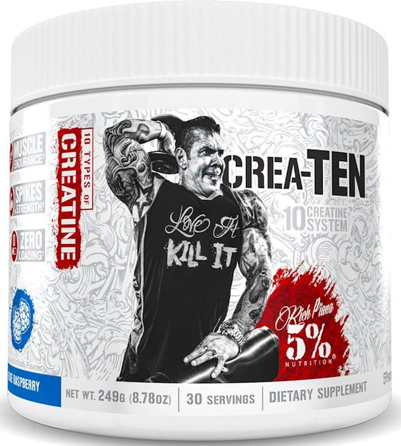 5% Nutrition Crea-Ten 10 Different Creatine in 1 30 Servingsr