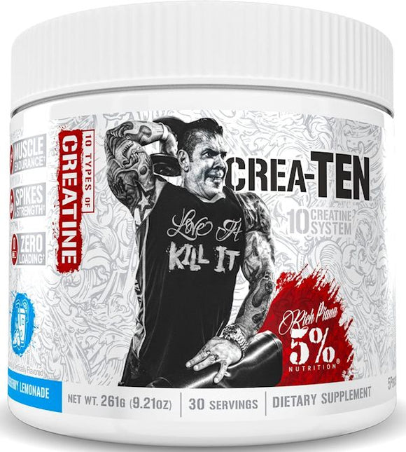 5% Nutrition Crea-Ten 10 Different Creatine in 1 30 Servingsb