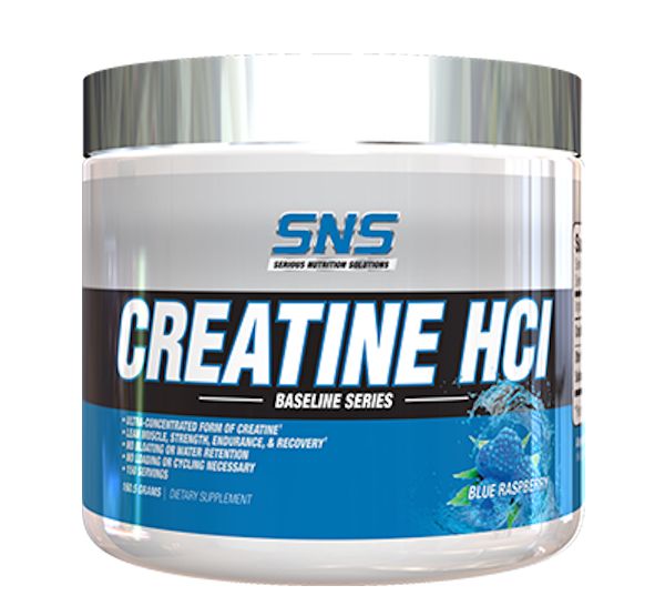 Serious Nutrition Solutions SNS Creatine HCI blue