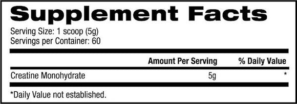 NFSports Creatine pure unflavored fact
