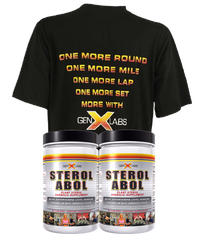 GenXLabs SterolABOL double pak  with FREE T-Shirt