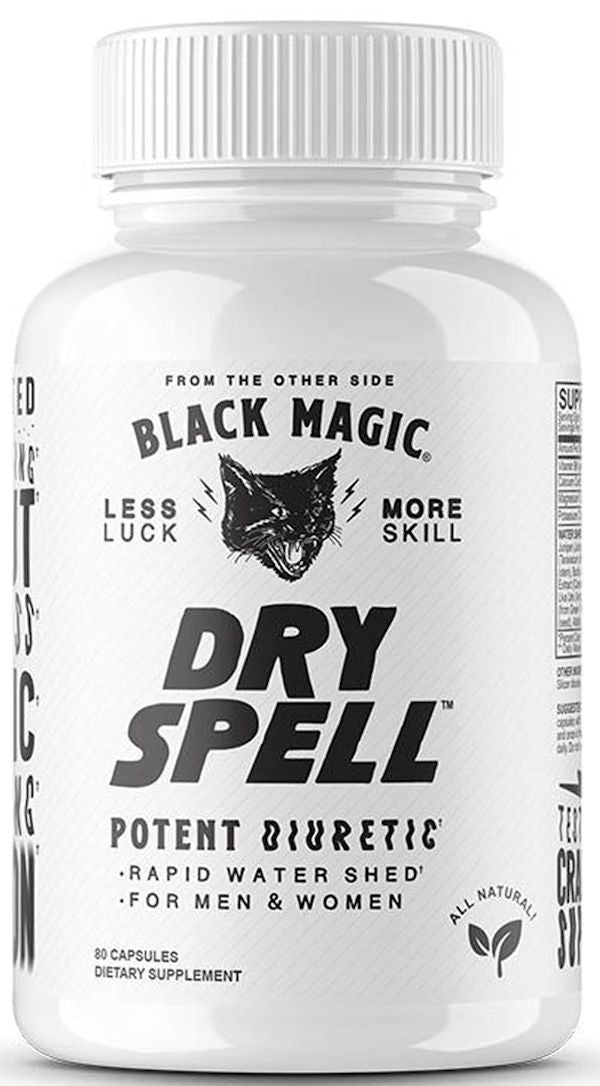 Black Magic Supps Dry Spell Potent Diuretic 80 Capsules