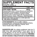 Black Magic Supps Dura Gains Growth Factor 60 Tablets facts