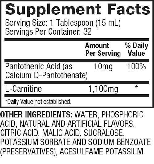 Dymatize Carnitine Berry Dymatize Liquid L-Carnitine 1100