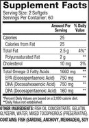 Dymatize Omega 3 Dymatize Omega-3 Fish Oil 120 softgels