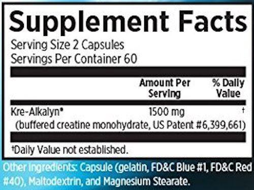 EFX Sports Creatine EFX Sports Kre-Alkalyn 120 caps