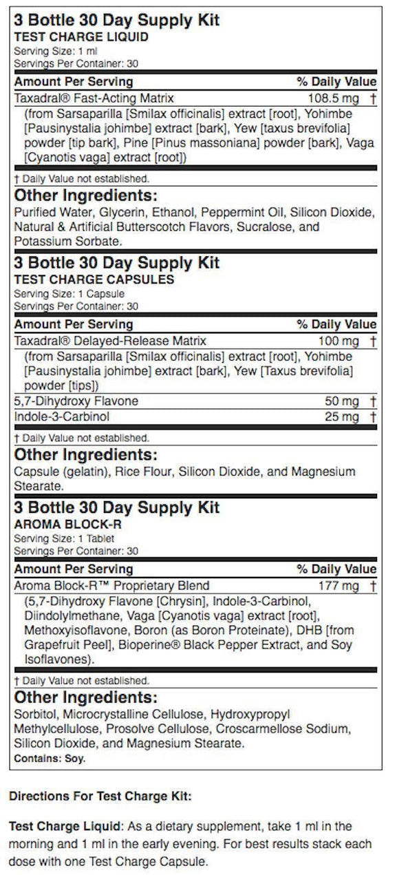 EFX Sports Test Booster EFX Sports Test Charge 30 day supply