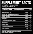 Chemix Energy High Stim 60 Capsules fact