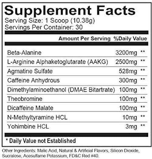 EPG Agmatine EPG Turnt UP 30 servings
